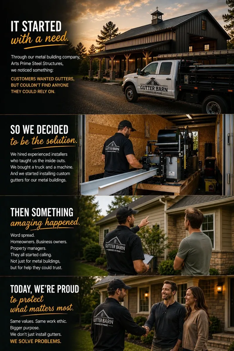 How Gutter Barn was born: from a need, to a solution, to protecting what matters most