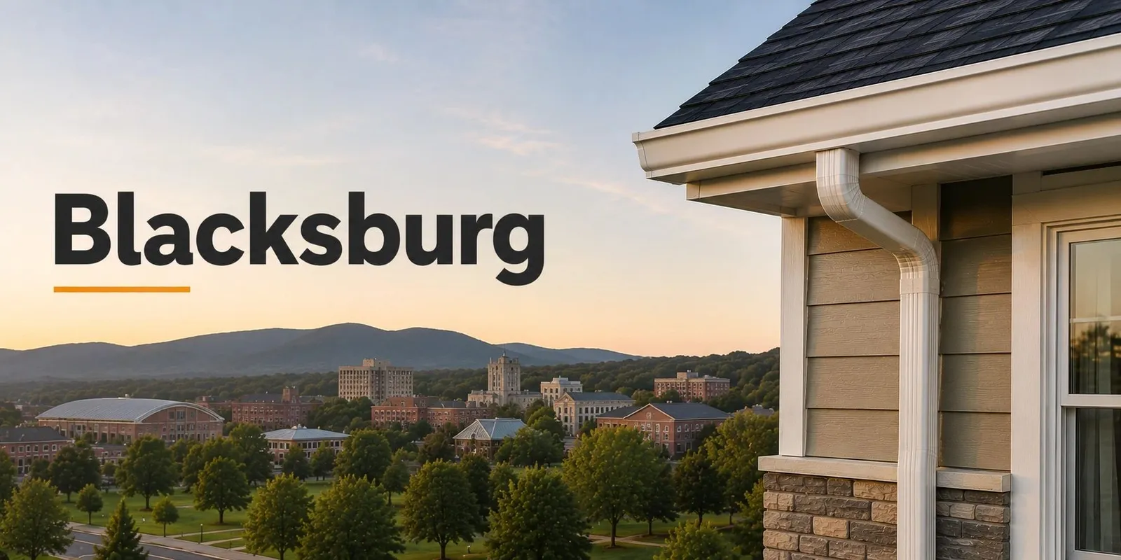 Gutter services in Blacksburg, VA